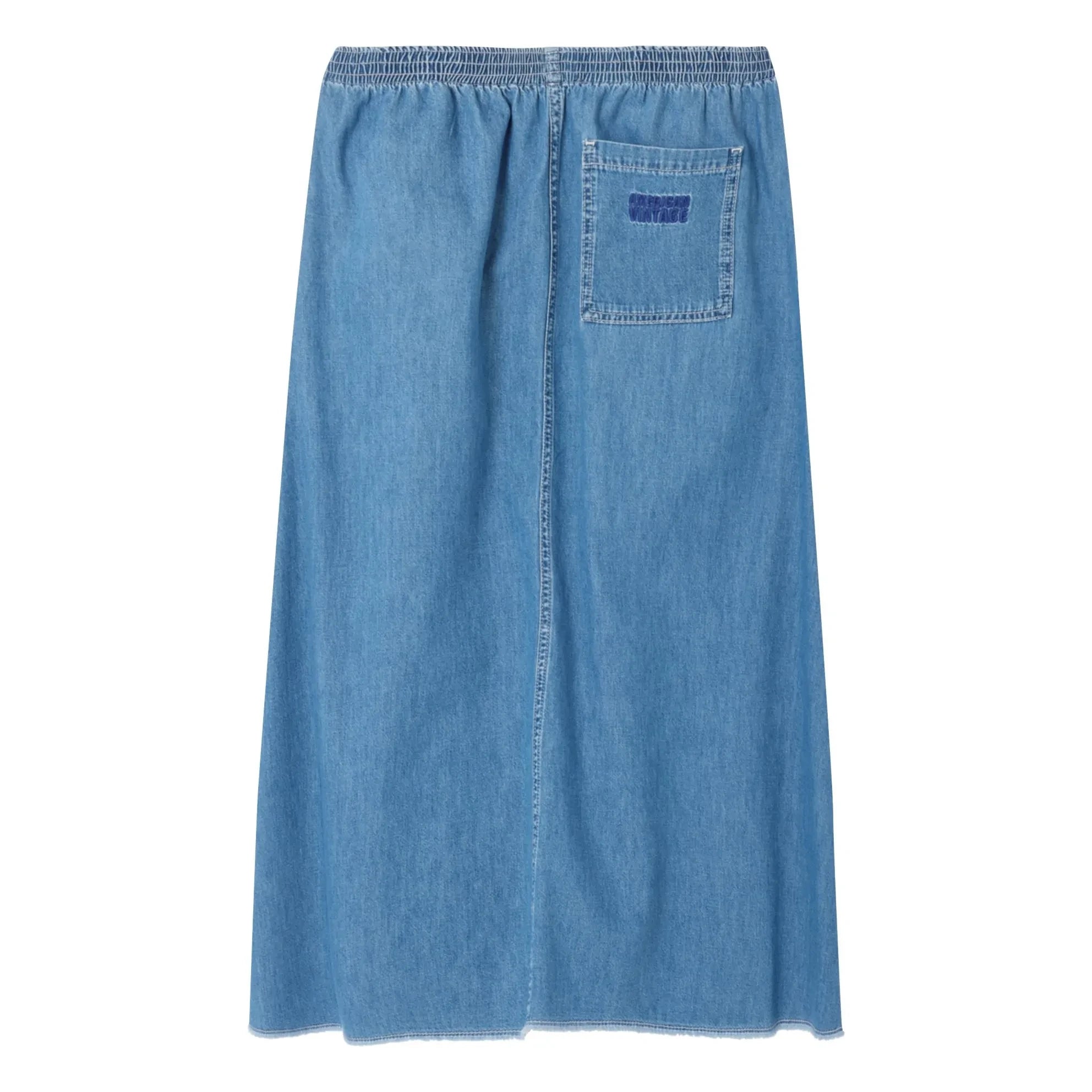 American Vintage - Izeway Baumwollrock | Blau
