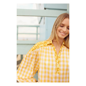 Paolina - Zeitlose Emilie Bluse | Gelb