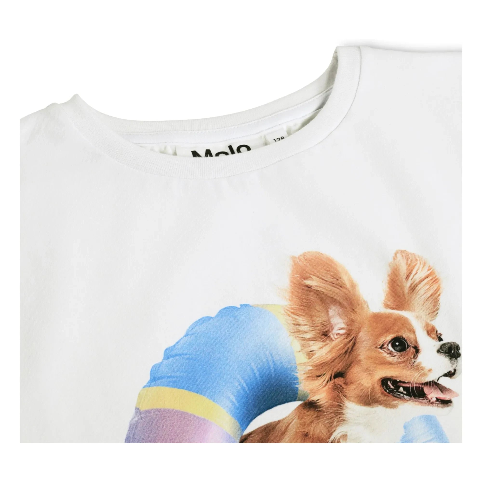 Molo - Ragnhilde Bio-Baumwoll-Hunde-T-Shirt | Weiß