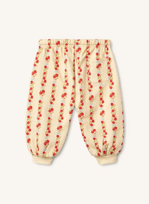 Flöss - Sia Çiçek Desenli Jogger Pantolon | Bej