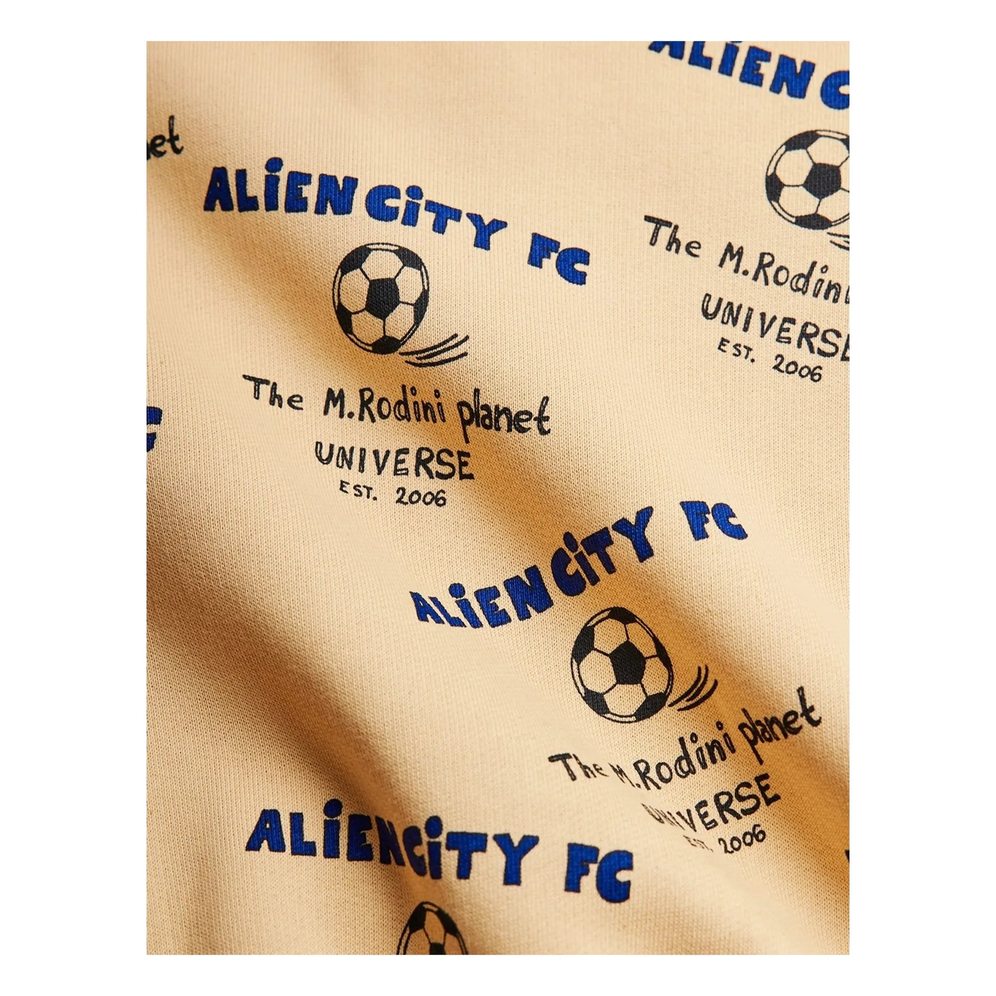 Mini Rodini - Alien City Bio-Baumwoll-Jogginghose | Beige