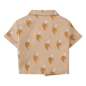 Gingersnaps - Ekko Bananenleinenhemd | Beige