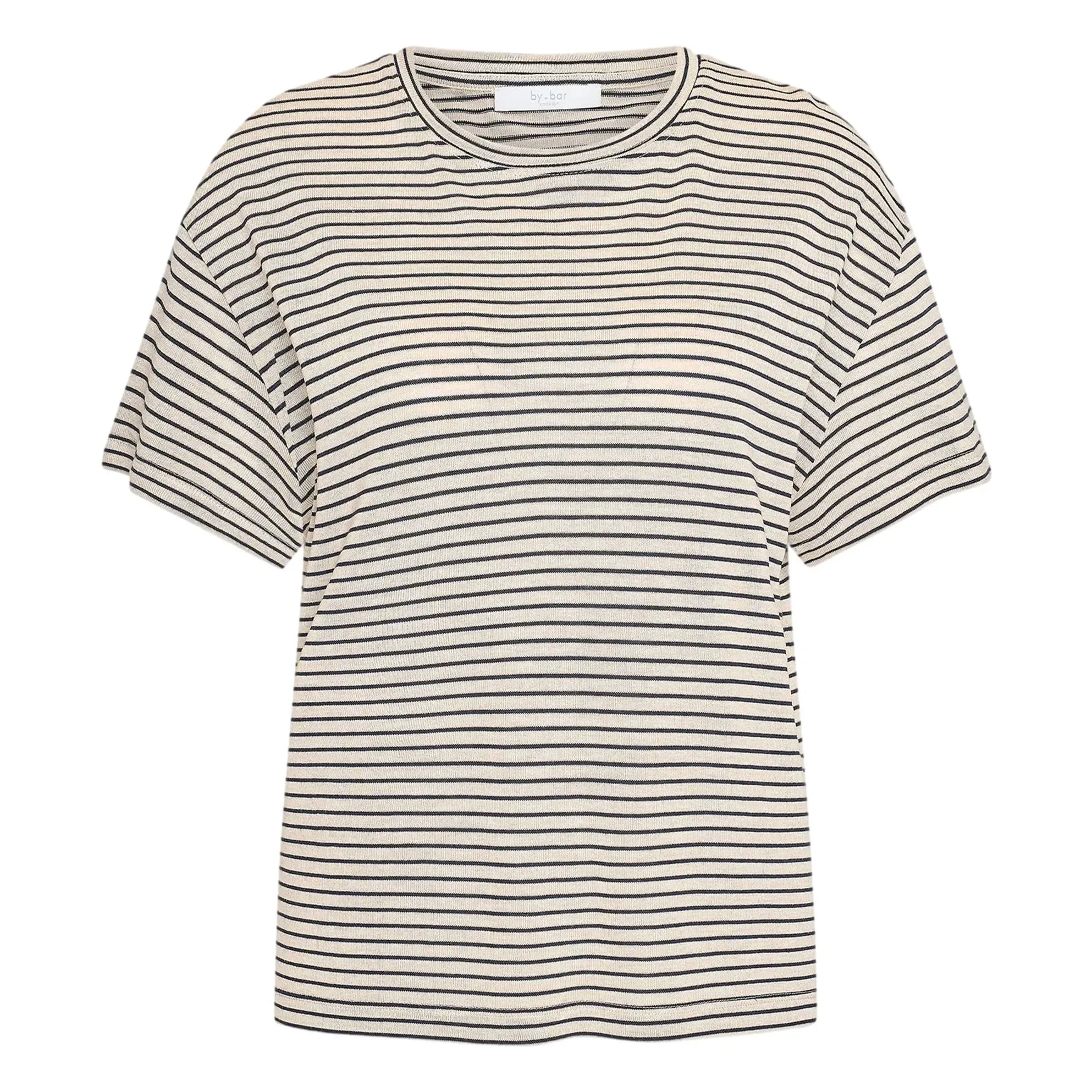 By Bar – Gestreiftes T-Shirt | Dunkelblau