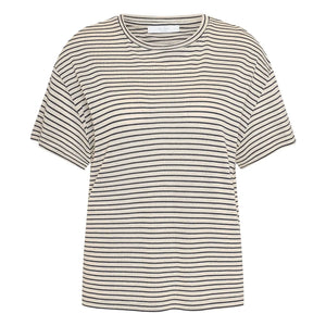 By Bar – Gestreiftes T-Shirt | Dunkelblau