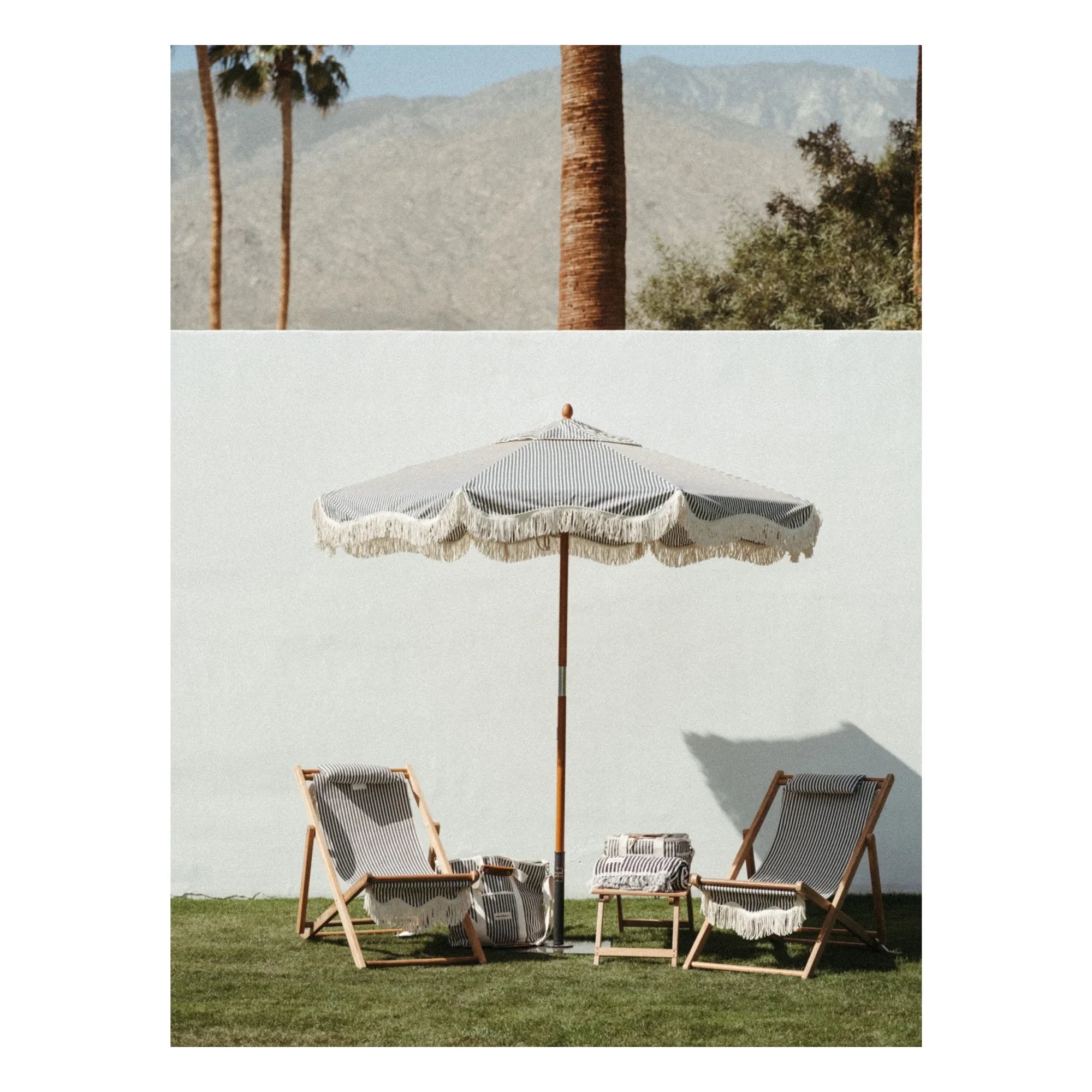 Business & Pleasure Co. - Quastenschirm | Marineblau