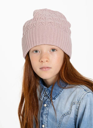 Hundred Pieces - Sierra Merino Wolle Mütze | Rosa