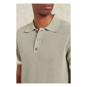 Ché Studios - Quinn Baumwoll-Poloshirt | Beige - Grün