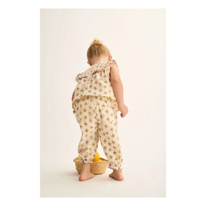 Cozmo - Lina Bio-Baumwollhose mit Blumenmuster | Lavendel