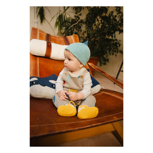 Bayiri - Moon Phases Bio-Baumwoll-Strampler | Heather Beige