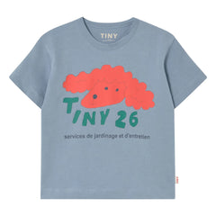 Tinycottons - Tiny 26 T-Shirt aus Bio-Baumwolle | Grau-Blau