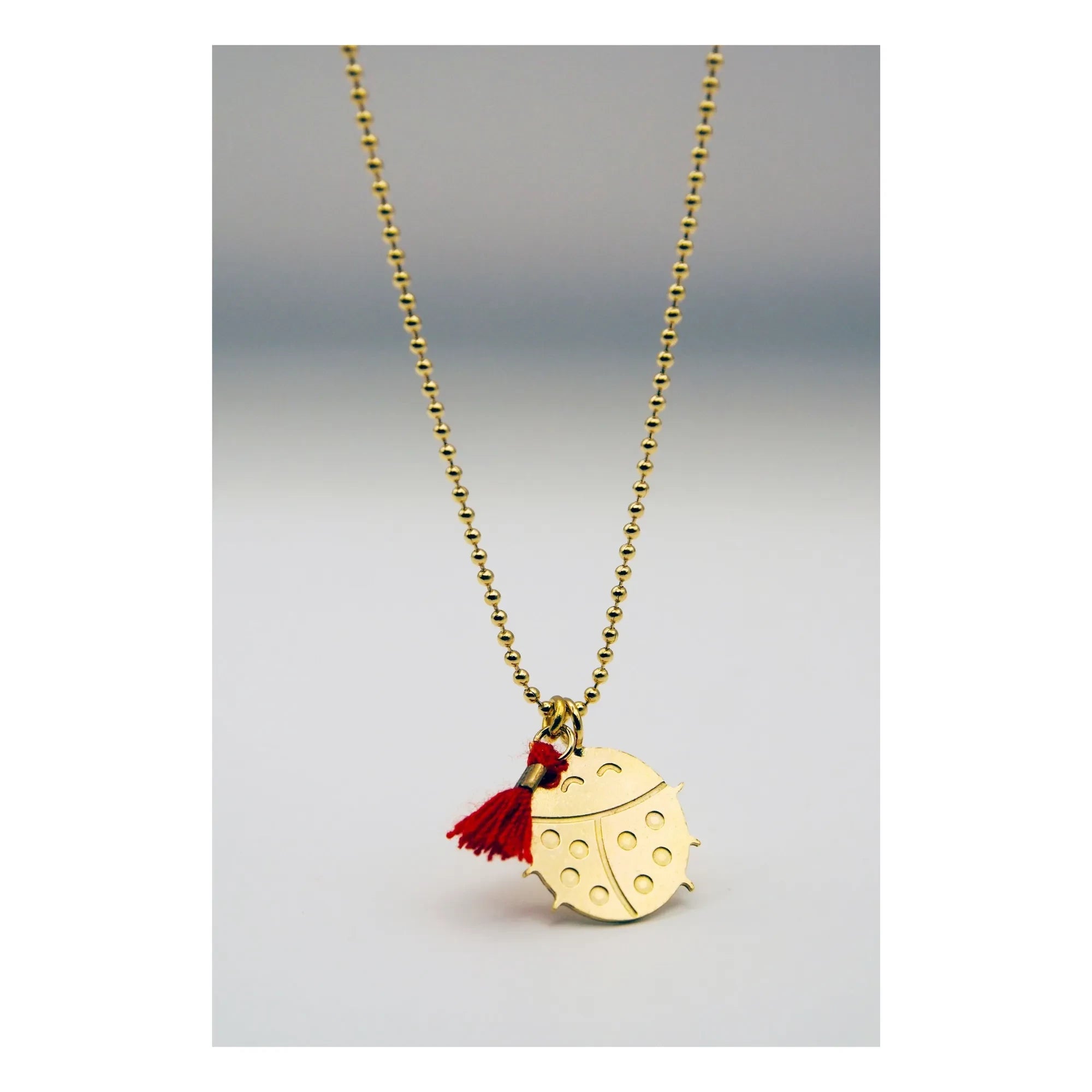 Adorabili - Marienkäfer-Halskette | Gold