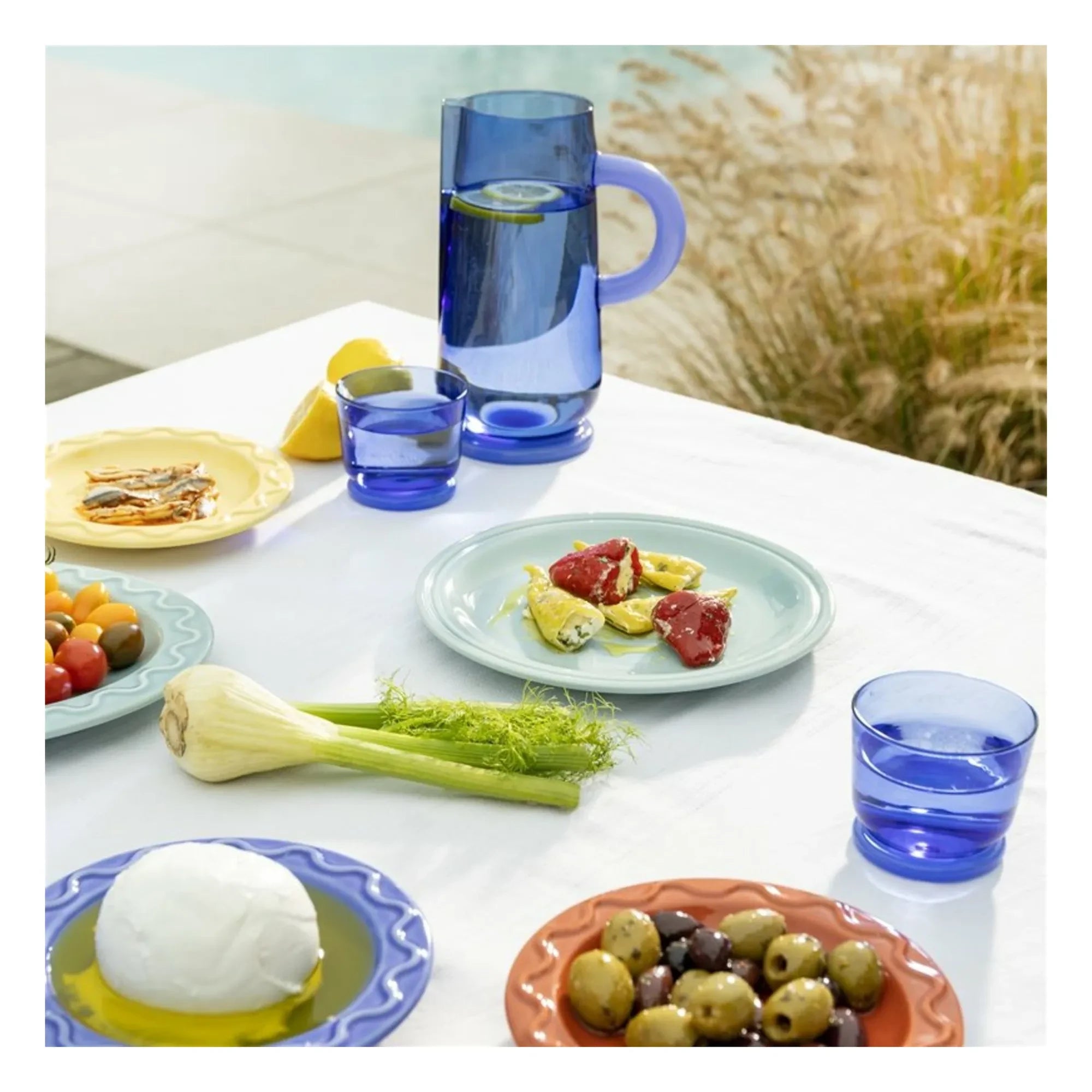 &Klevering - Dew Gläser - 2er Set | Blau