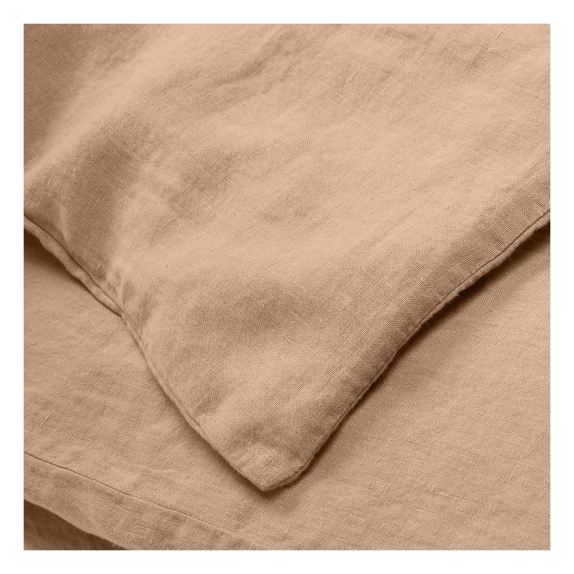 Gütergemeinschaft - Gewaschener Leinen-Bettbezug | Dusty Pink