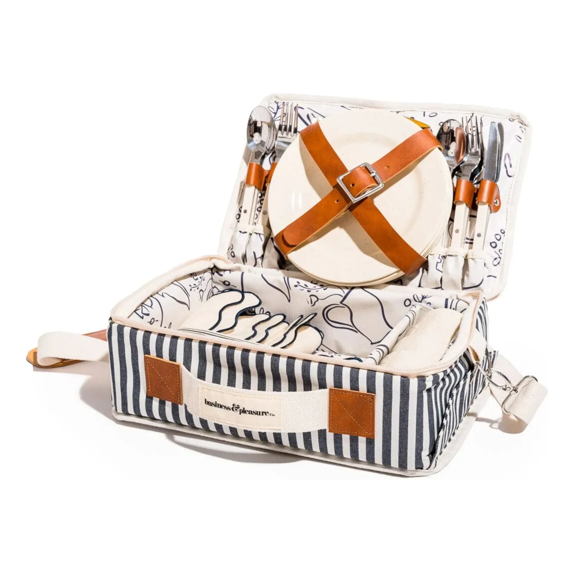 Business & Pleasure Co. - Picknickkorb | Marineblau