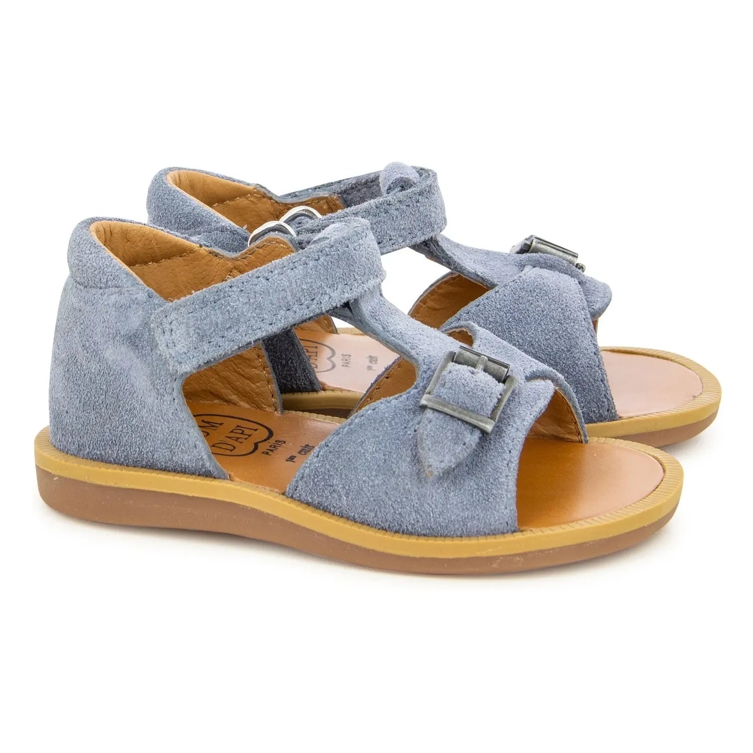 Pom d'Api - Poppy Easy Sandale | Grau Blau