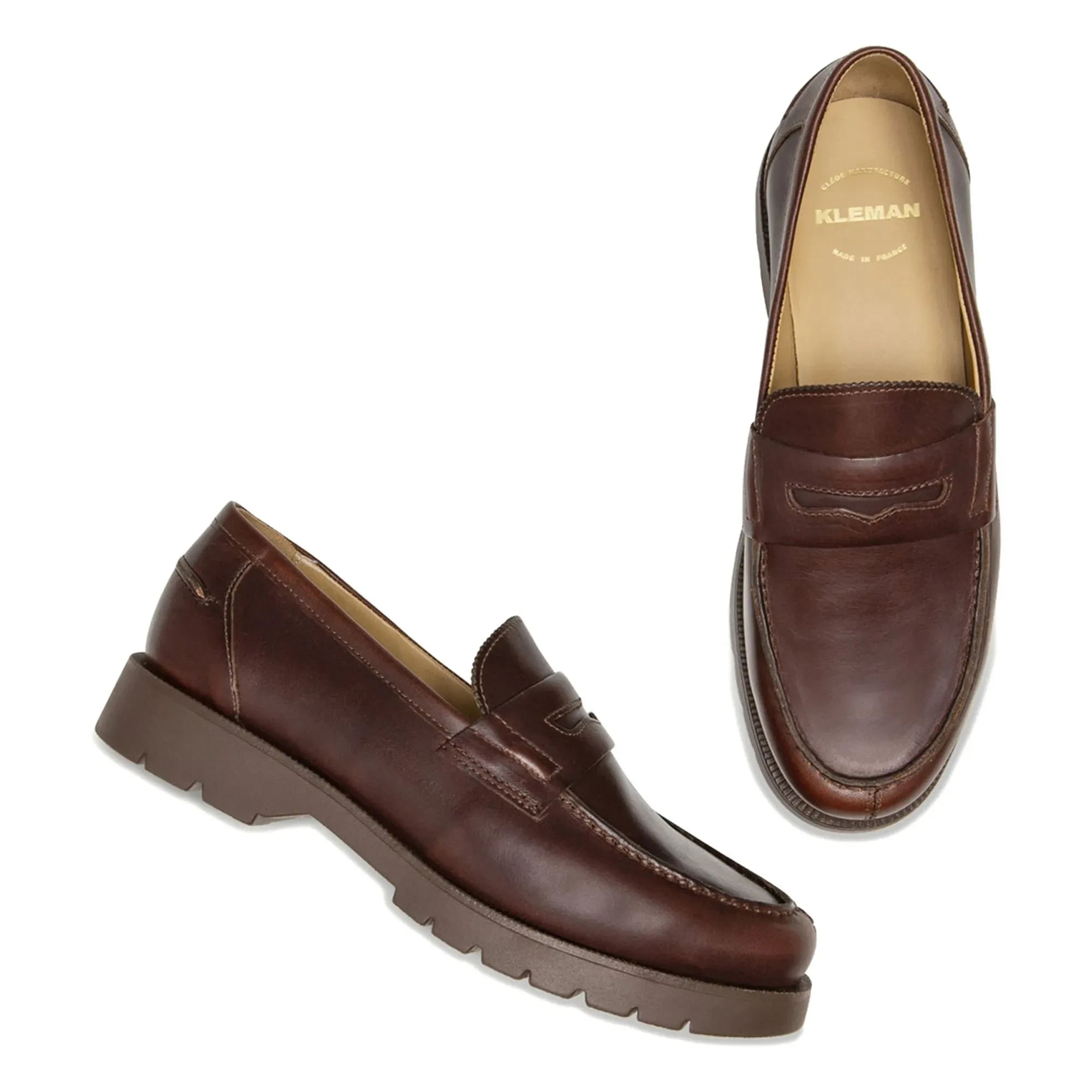 Kleman - Cotteur A Penny Leder Loafer | Braun