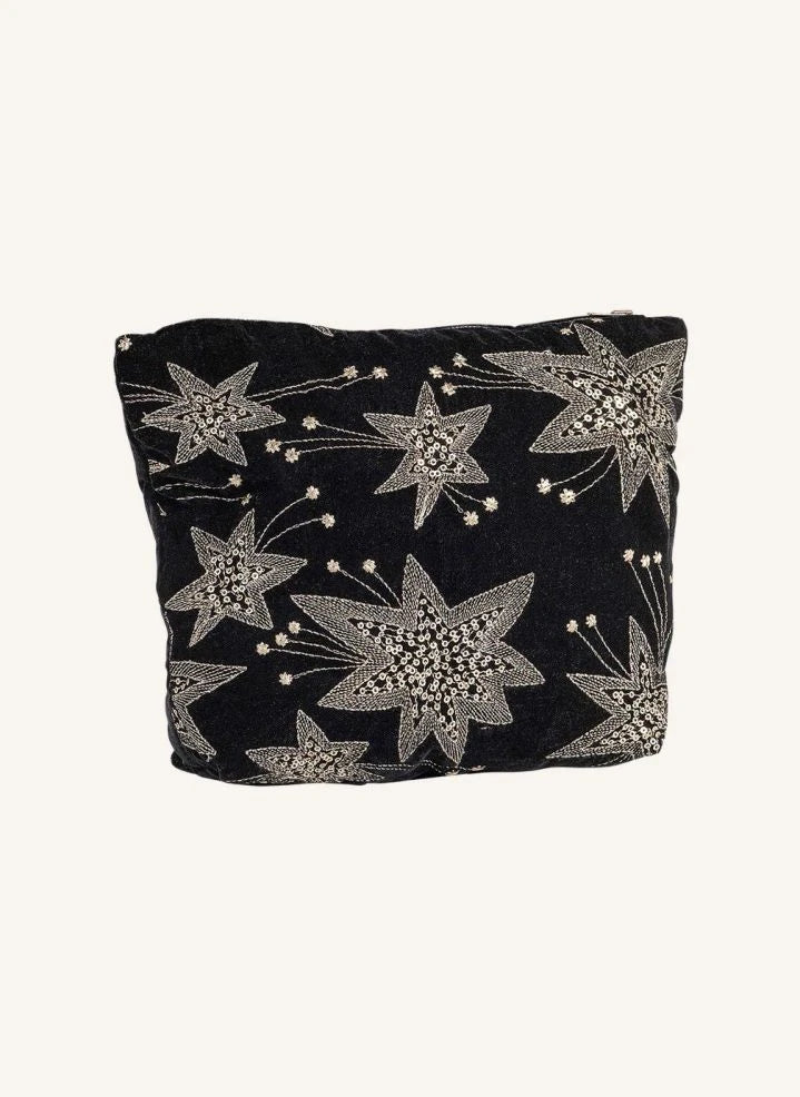 Anna + Nina - Starry Eve Make-up Tasche | Schwarz