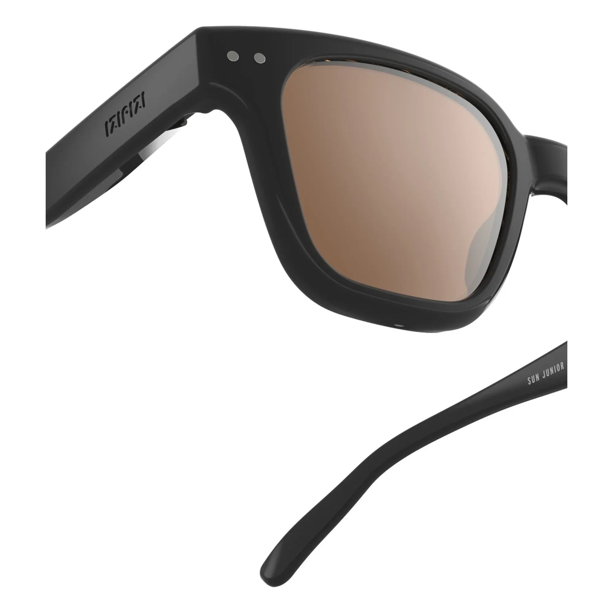 IZIPIZI - Sonnenbrille #Road Junior | Glänzend Schwarz