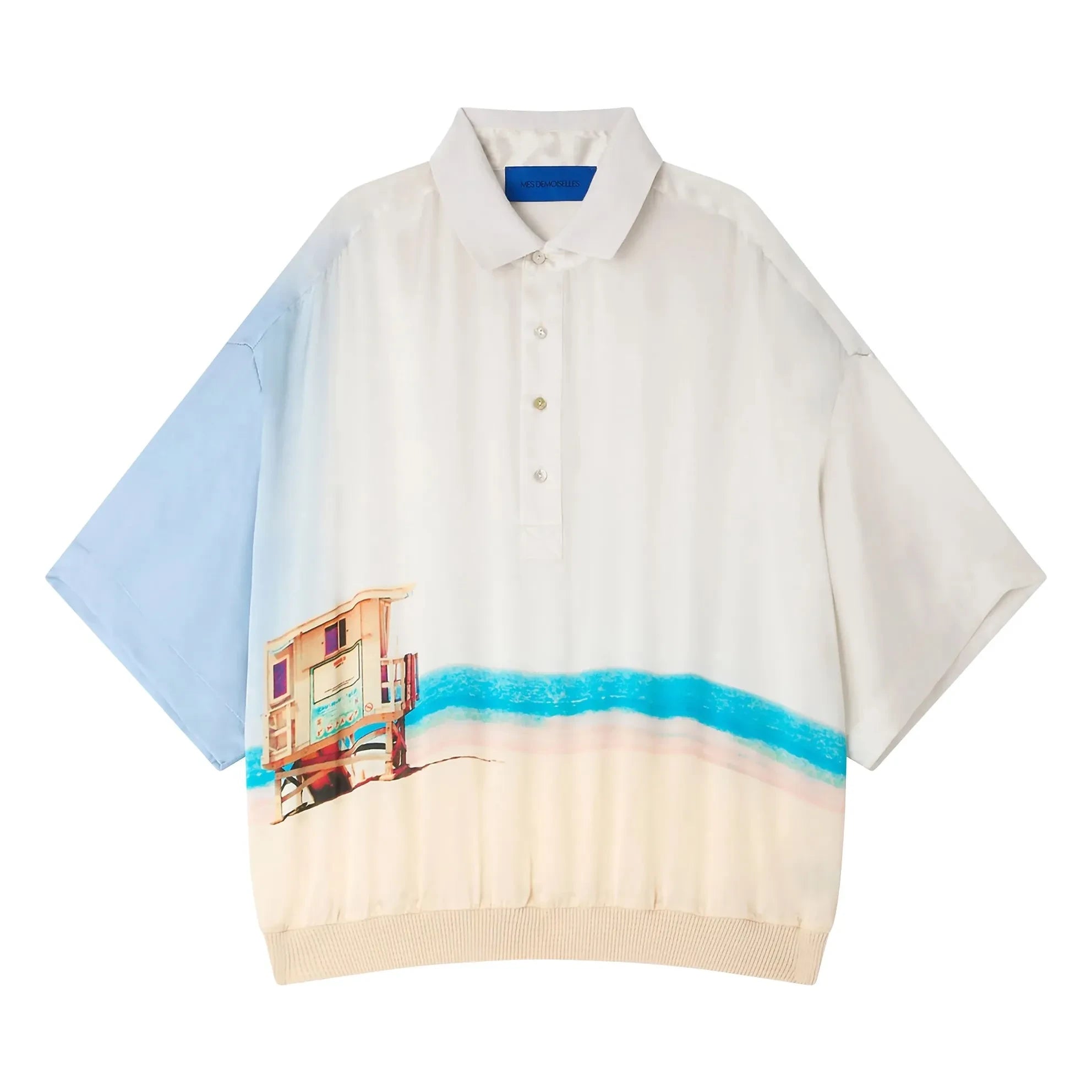 Mes Demoiselles - Malden Seidenbluse | Blau