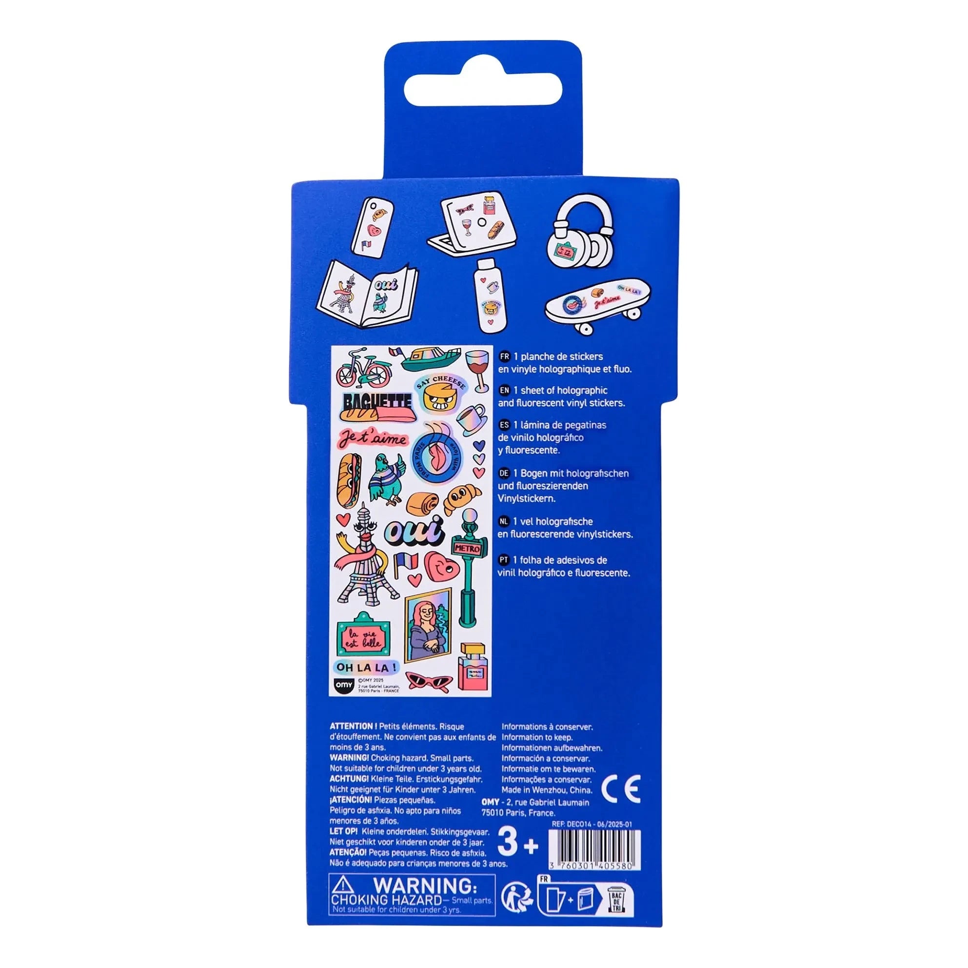 Omy - Ikonische Paris Sticker