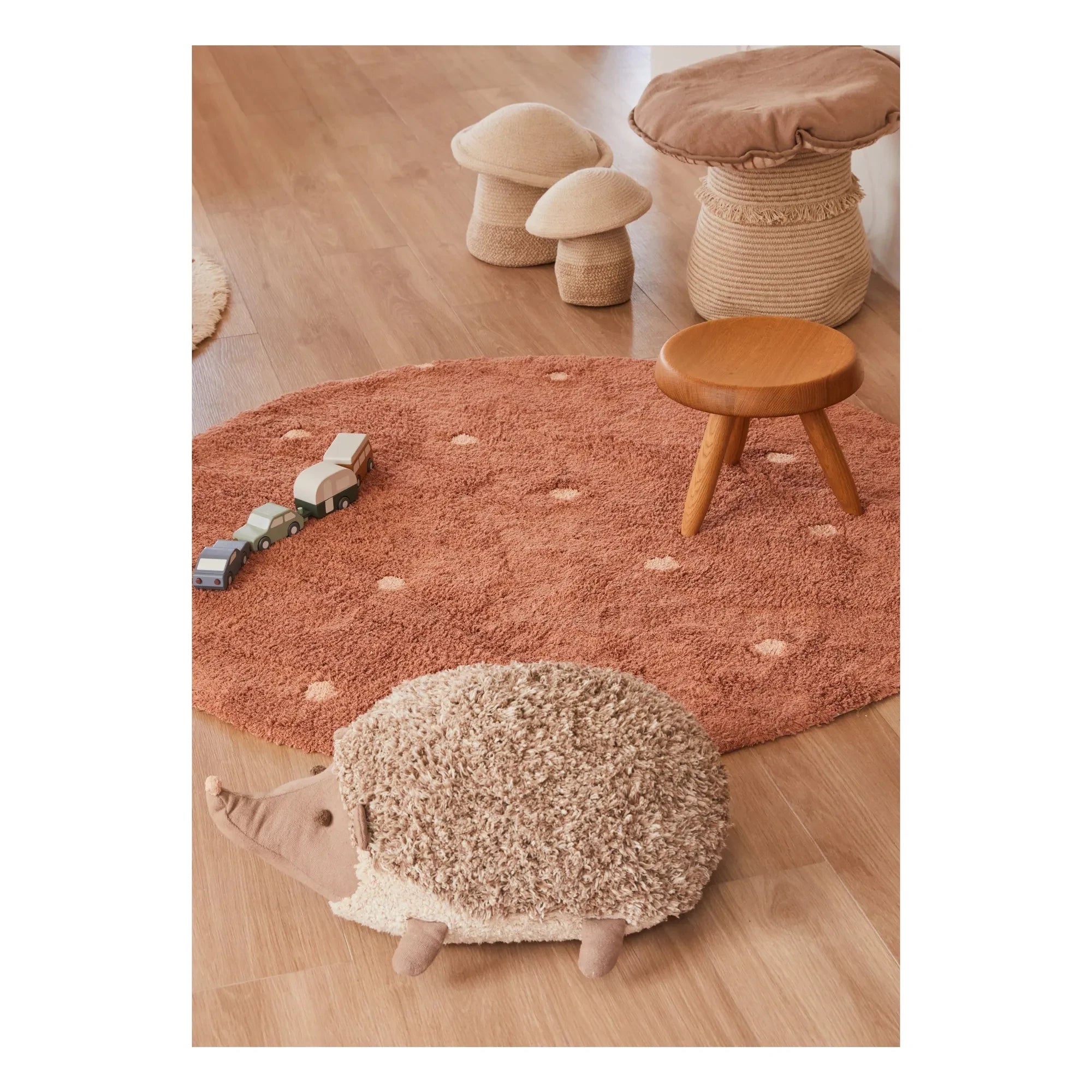 Lorena Canals - Tupfenrunder Teppich | Terracotta