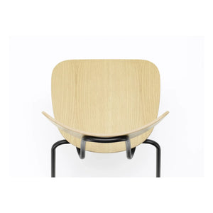 Vitra - Jasper Morrison Moca Stuhl - Schwarzer Sockel | Eiche
