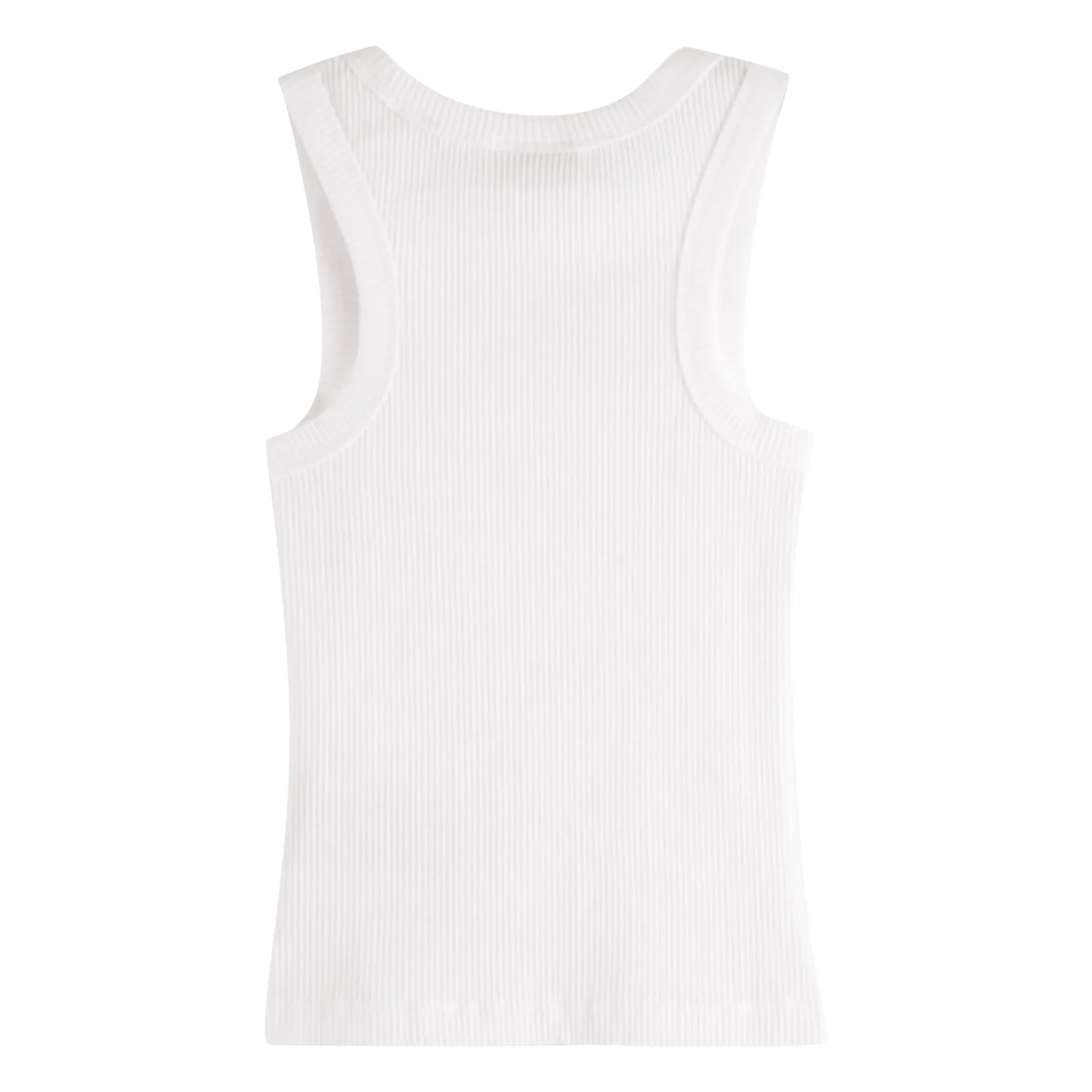 Scotch & Soda – Geripptes Tanktop aus Bio-Baumwolle | Weiß
