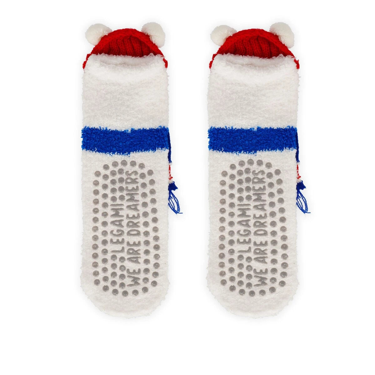 Legami - Kinder Weihnachts-Slipper Socken Polar Bear - Perfekte Passform!