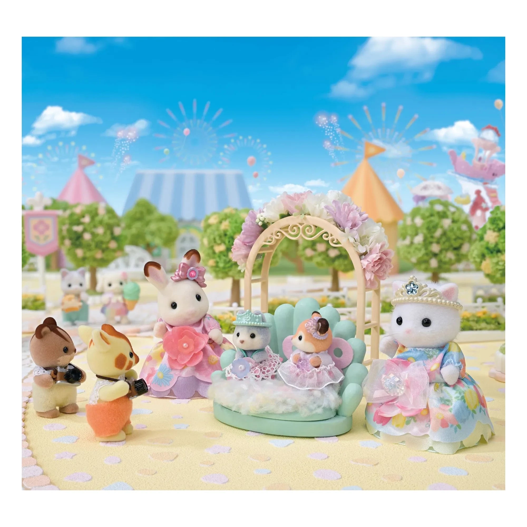 Sylvanian Families - Prinzessinnen in geblümten Kleidern