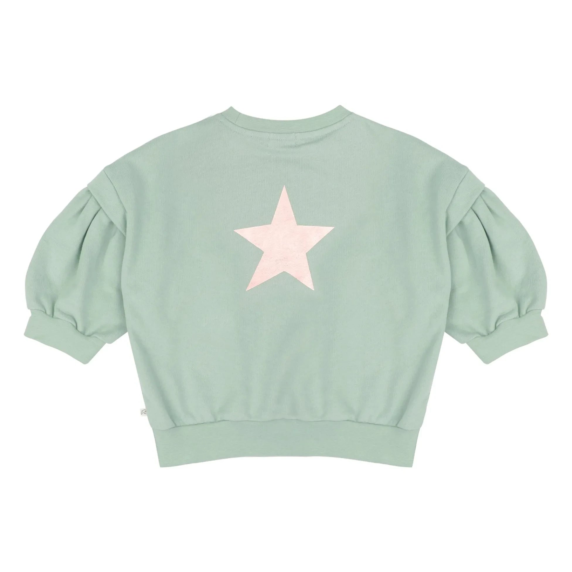 Jenest - Balon Etoile Sweatshirt aus Bio-Baumwolle | Mandelgrün