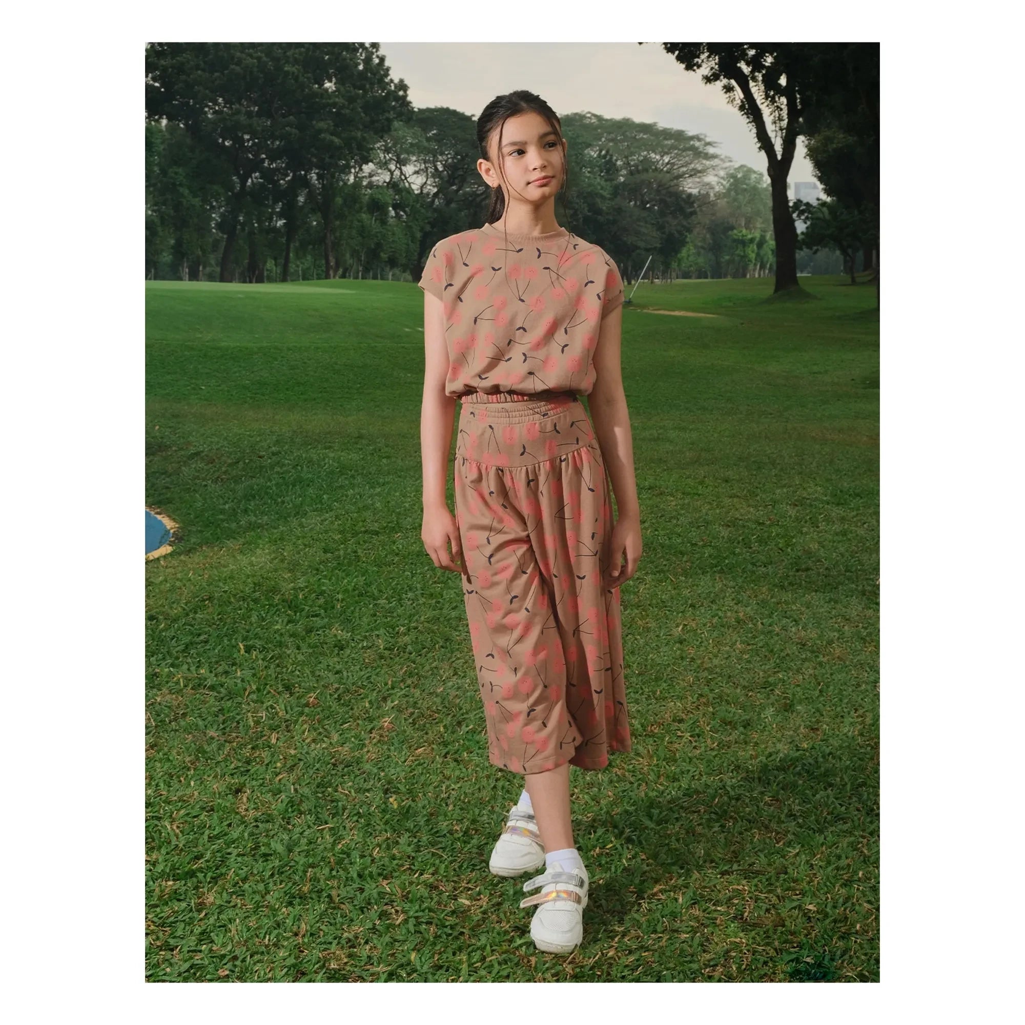 Gingersnaps - Harper Cerises T-Shirt | Braun