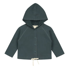 Gray Label - Kapuzenpullover aus Bio-Baumwolle | Graublau