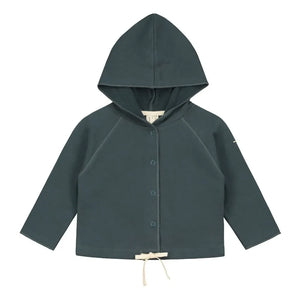 Gray Label - Kapuzenpullover aus Bio-Baumwolle | Graublau