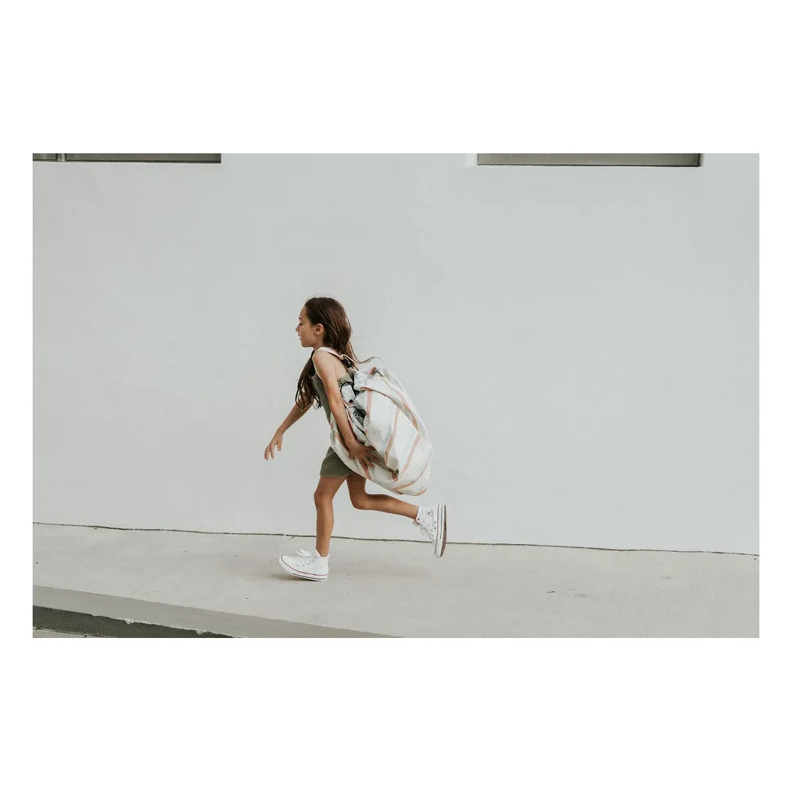 Play and Go - Noomad Outdoor Tasche / Matte - Streifen | Hellblau