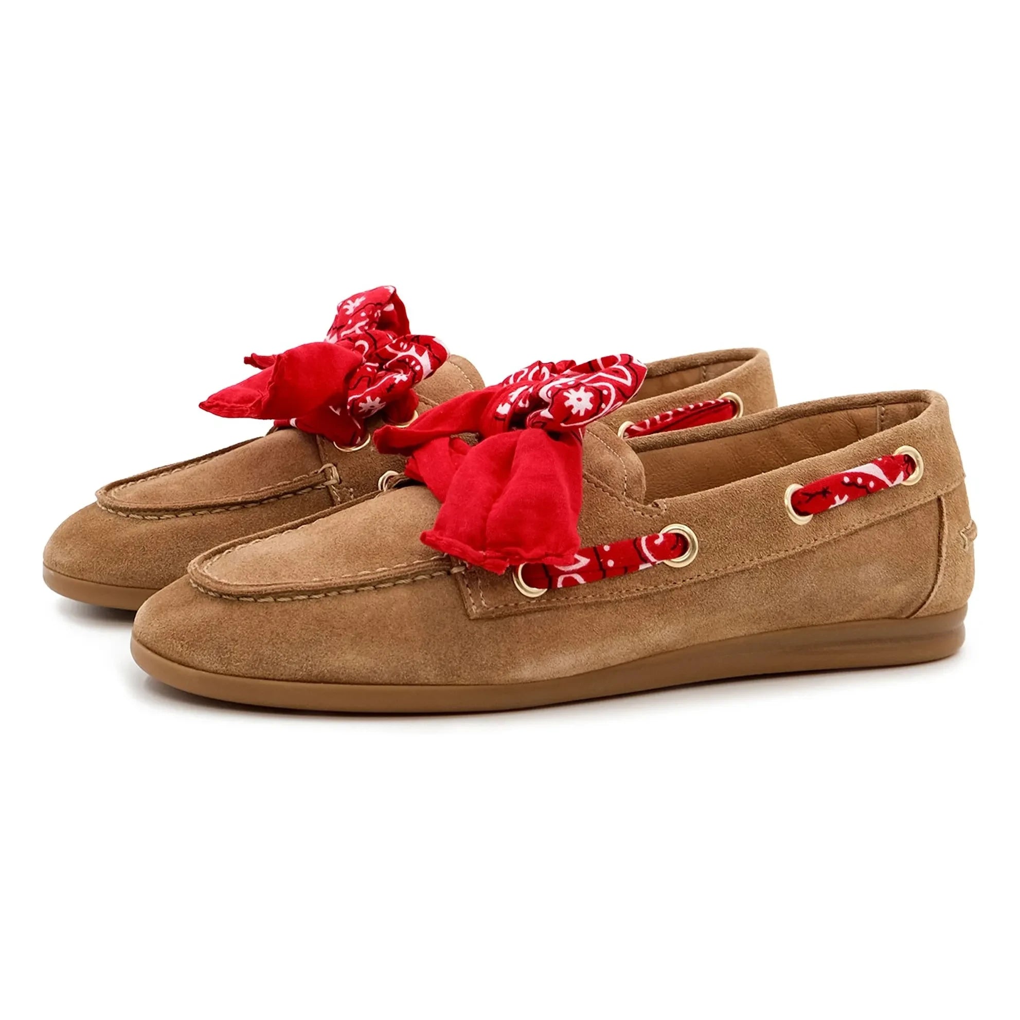 Toral - Nahua Bandana Wildleder Bootsschuhe | Braun