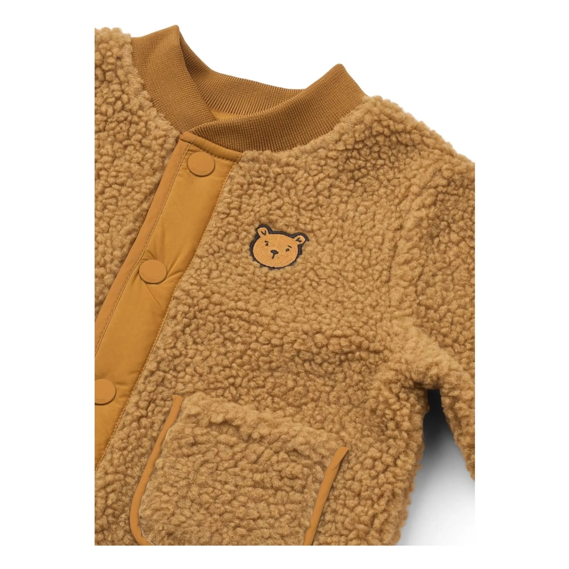 Liewood - Lora Ourson Recyceltes Faser Sherpa Jacke | Braun