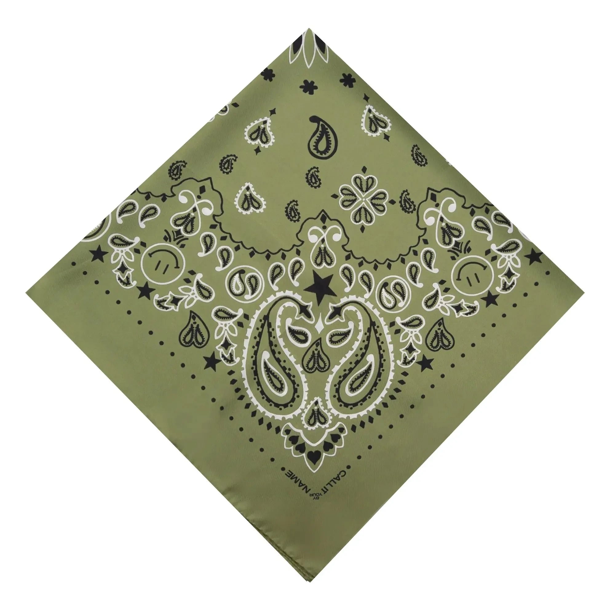 Call it by your name - Großes Seiden-Bandana | Khaki