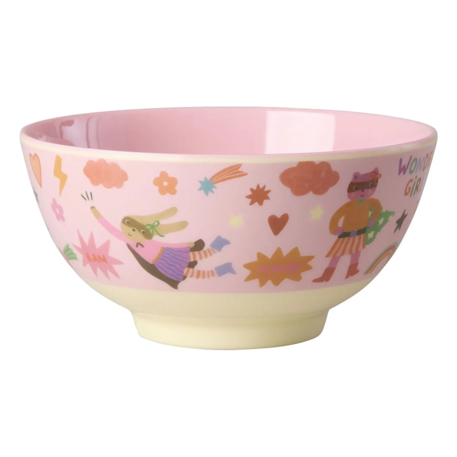 Rice - Hero Melamin Schüssel | Rosa