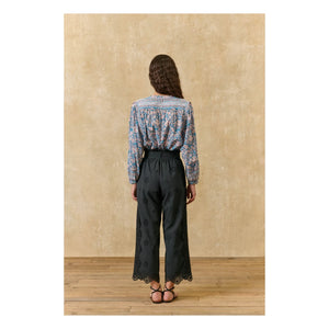 Louise Misha - Jane Bio-Baumwollbluse | Blau