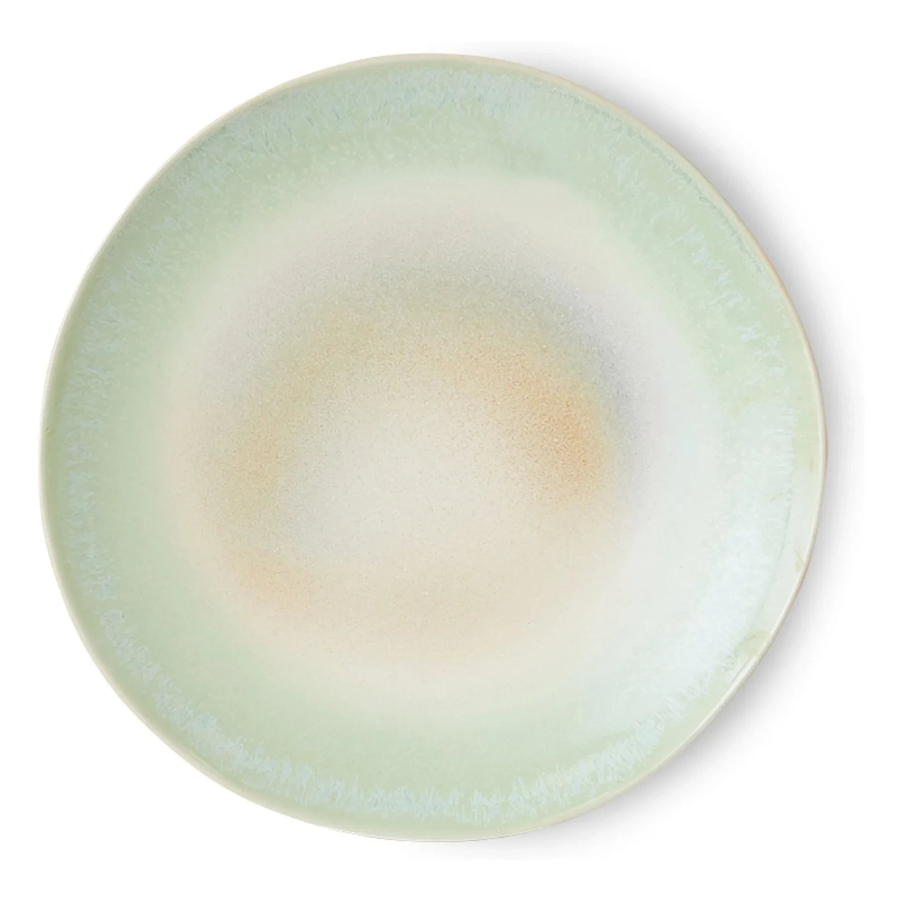HKliving - Steingut-Keramikteller - 2er Set | Eisblau