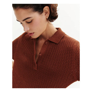 Bompard - Polo Pointelle Gaufré | Henné