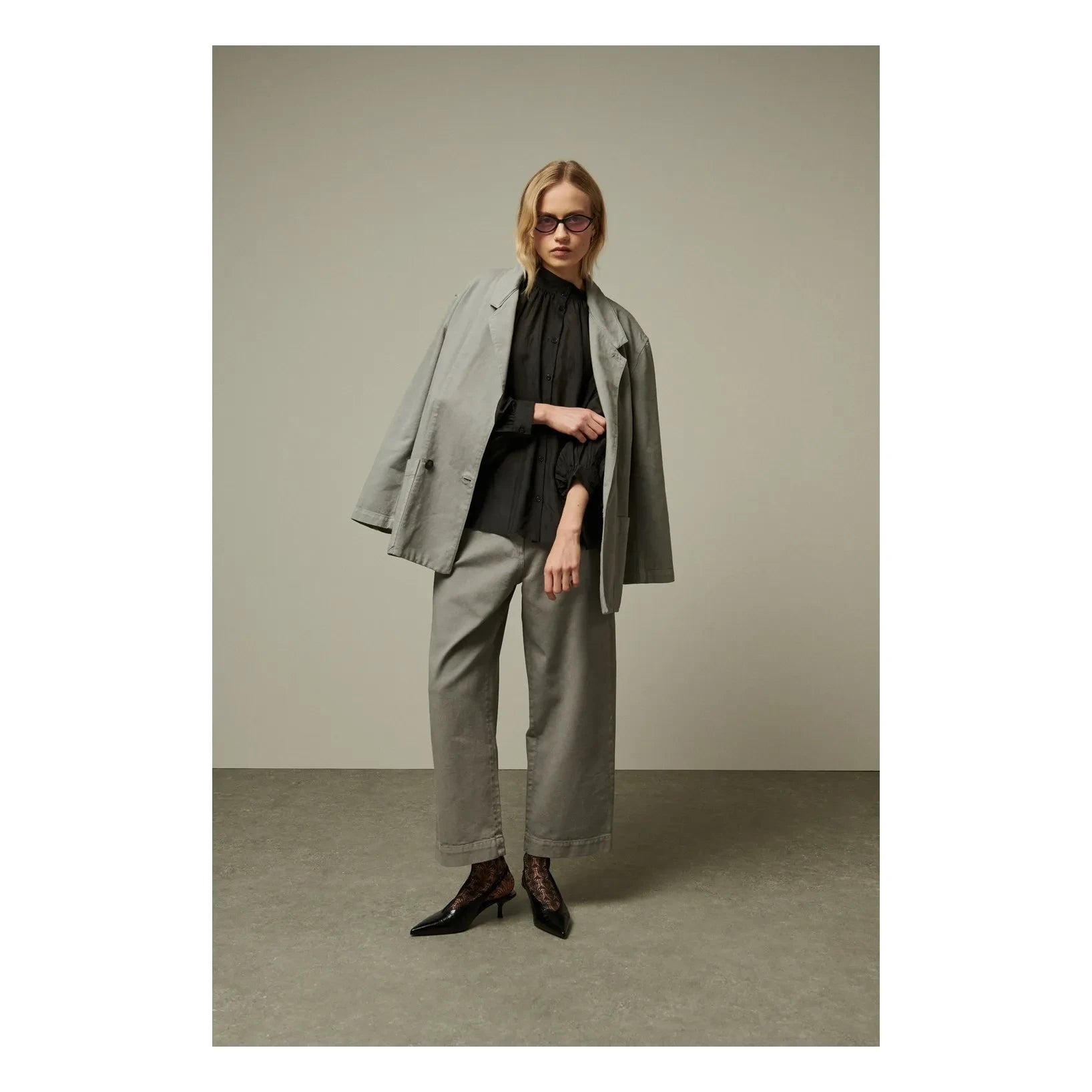 BELLEPIECE - Paxos İpek Bluz | Kahverengi