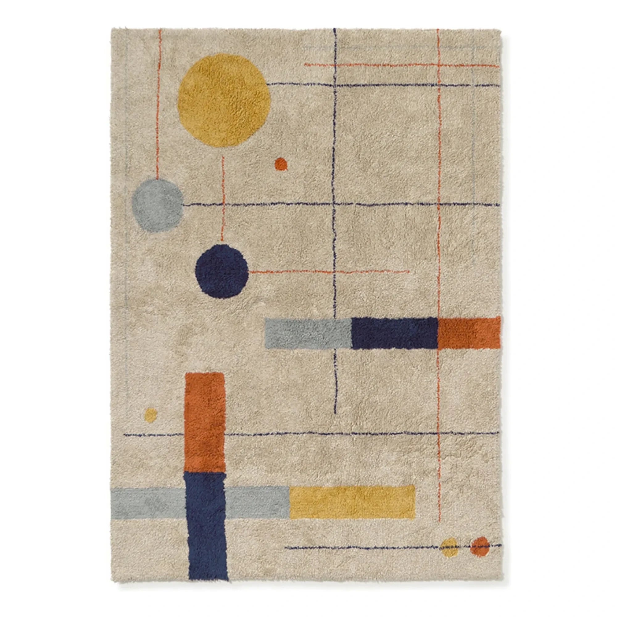 Lorena Canals - Geometrisches Muster Teppich | Beige