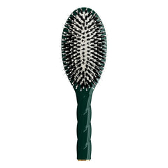 La Bonne Brosse - Haarbürste L'Indispensable Twist N°03 - Pflege & Glanz | Smaragdgrün