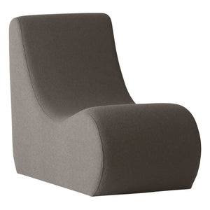 Verpan - Welle 2 Lounge Stuhl | Dunkelgrau