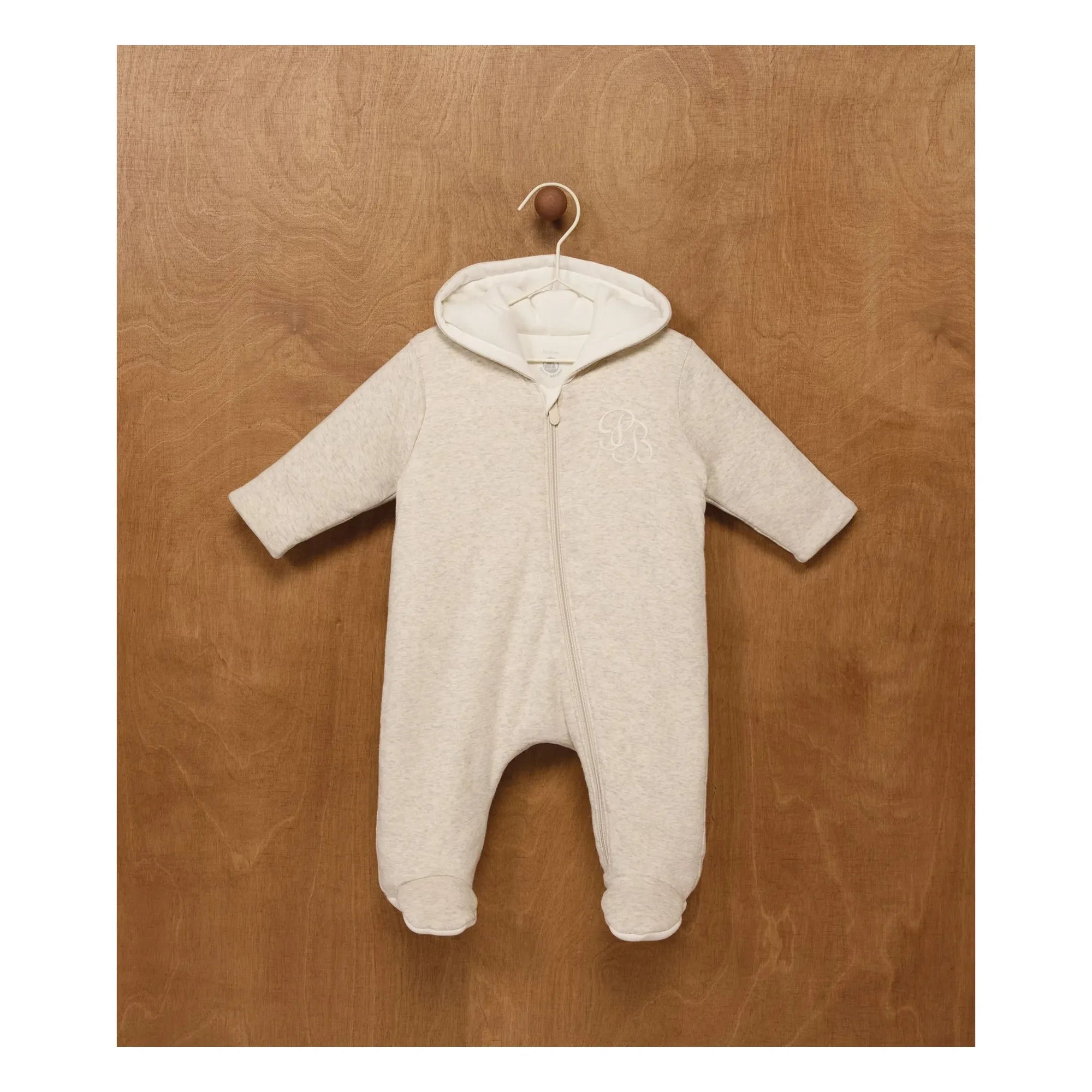 Petit Bateau - Strampler Bio-Baumwolle | Heather Beige