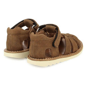 Pom d'Api - Waff Papy Nubuk Sandalen | Braun