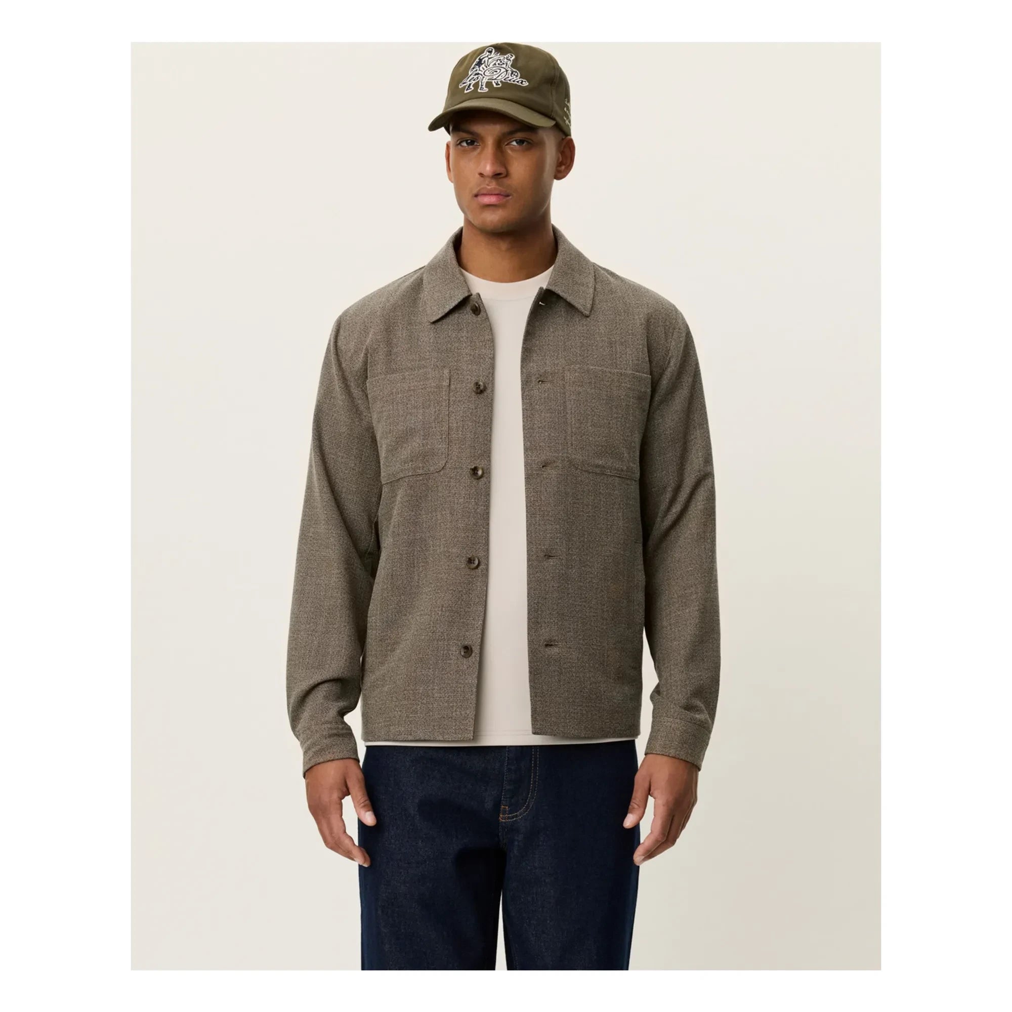 Les Deux - Marseille Melange Jacke | Braun