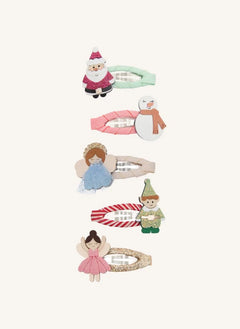 Mimi & Lula - 5'li Sevimli Karakterler saç tokası seti | Pembe
