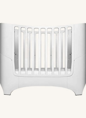 Leander - Dönüştürülebilir Oval Karyola, Comfort+7 Yatak ile Eksiksiz | Beyaz saten